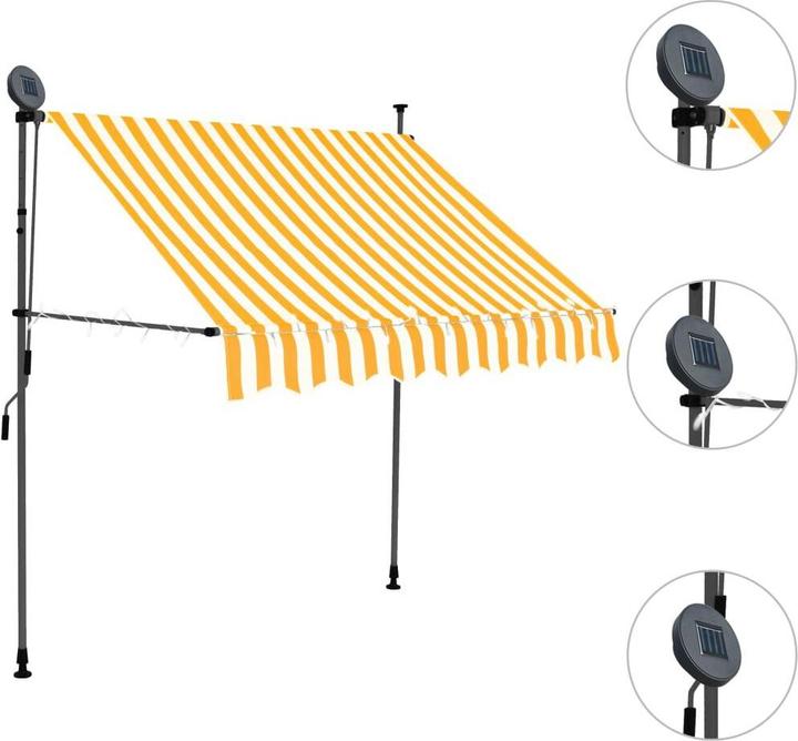 Actual product image vidaXL Einziehbare Markise (150 x 300 cm)