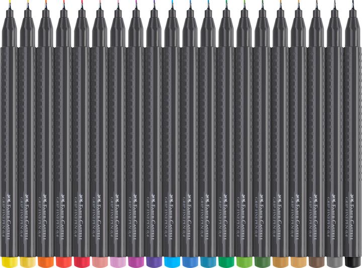 Produktbild Faber-Castell Fineliner Grip Set (Sortiert, 20 x)