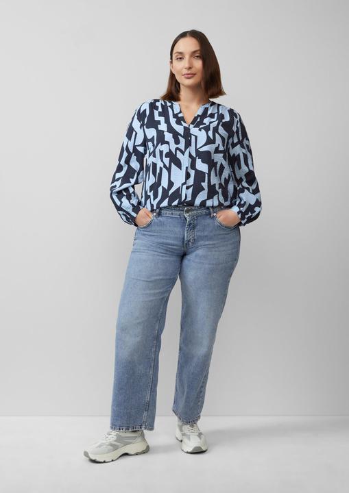 Immagine prodotto s.Oliver Bluse Strukturierte Bluse aus Viskosemix mit Raffung (52)