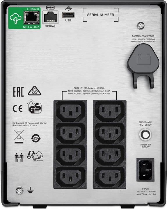 Actual product image APC Smart-UPS (1000 VA, 600 W, Line-interactive UPS)