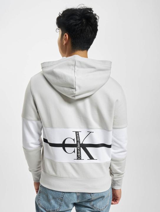 Actual product image Calvin Klein Jeans Stripe Colorblock Hoodie - 90571 (XL)