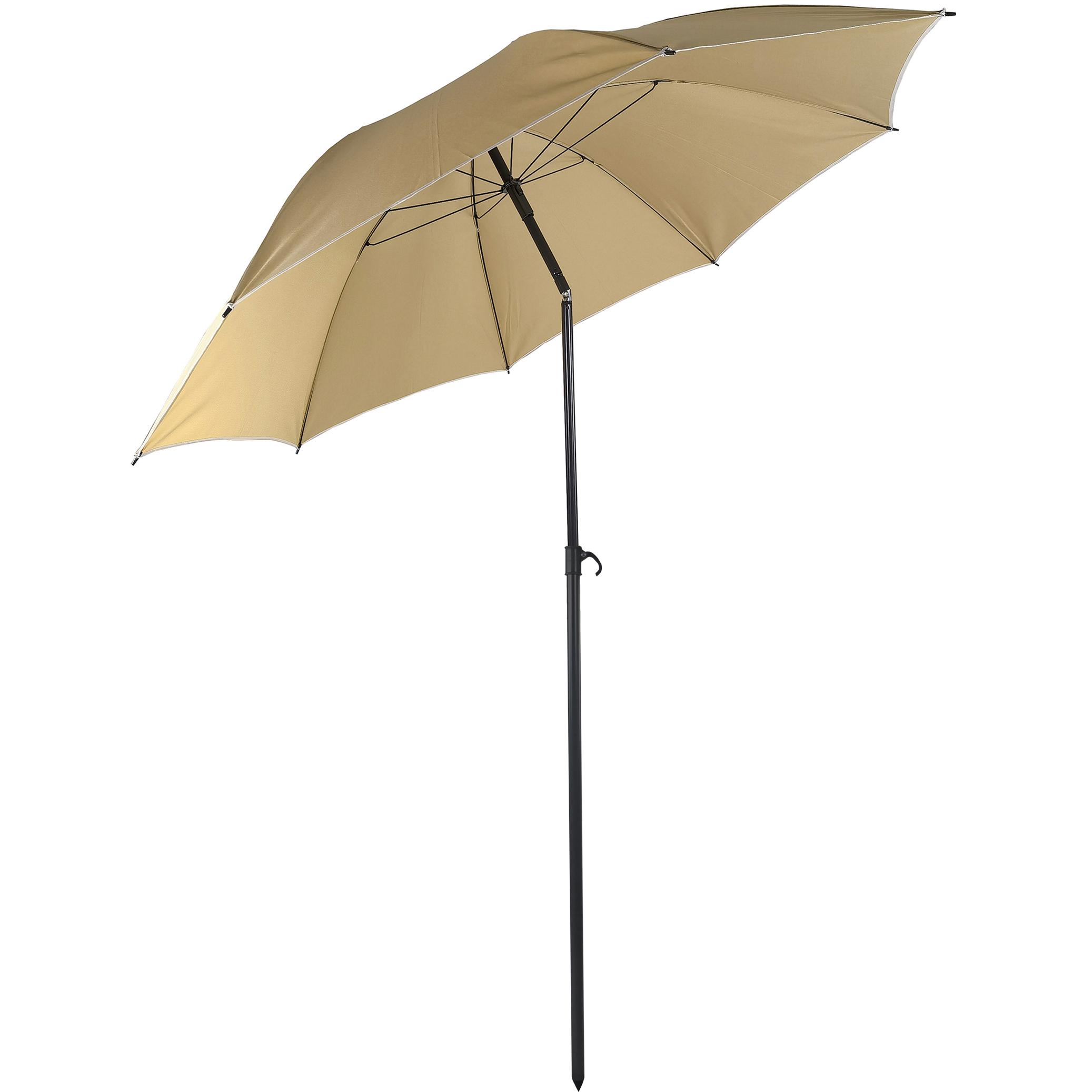 VCM, Sonnenschirm, Sonnenschirm Strandschirm rund UV-Schutz (1.40 m)