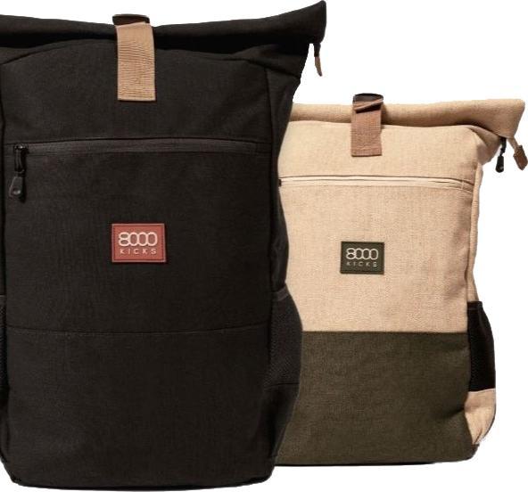 Actual product image 8000kicks Backpack black large (30 l)