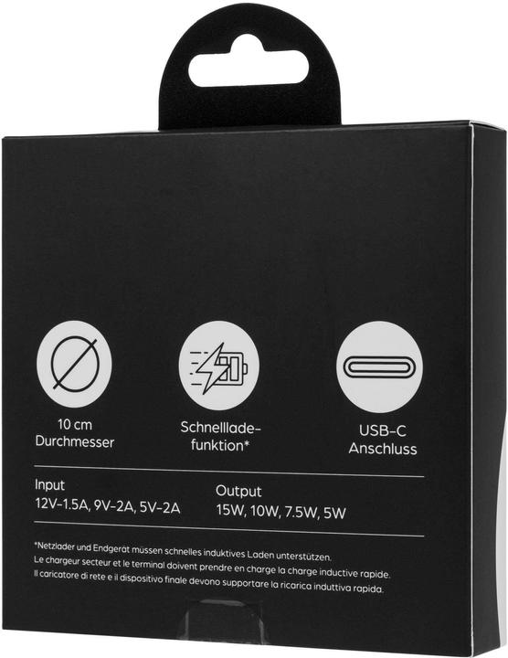 Produktbild Onit Wireless Charger 15 W Weiss, Induktion Ladestandard: Qi (15 W)