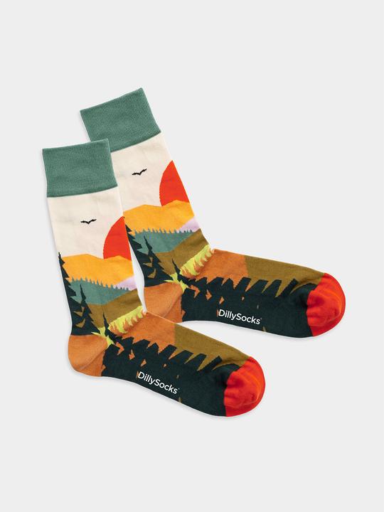 Immagine prodotto DillySocks Tramonto nella foresta (Confezione singola, 41 - 46)