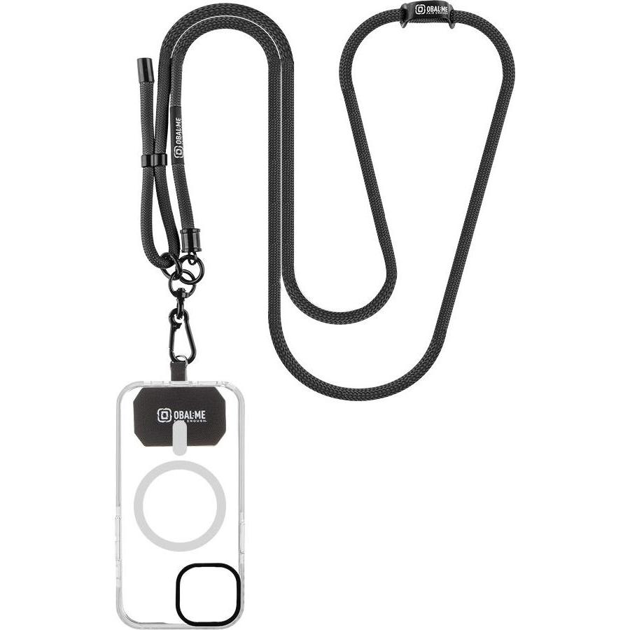 Obal:Me NeckTag Handy-Anhänger Schwarz, Accessori per tracker, Nero