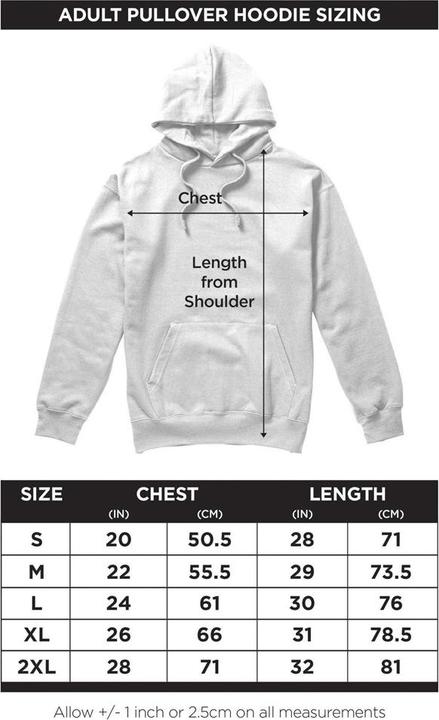 Image du produit Stranger - Sweat à capuche motif/style logo - Adulte (S)