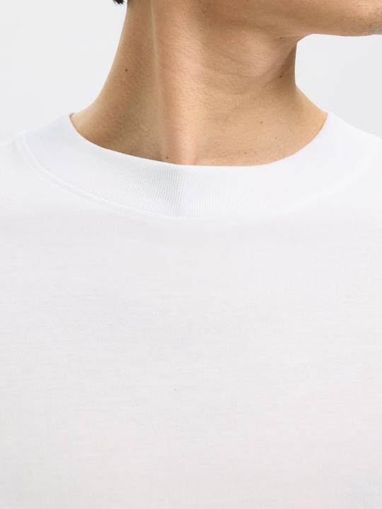 Produktbild Selected Homme Stehkragen Bio-Baumwoll T-Shirt (S)