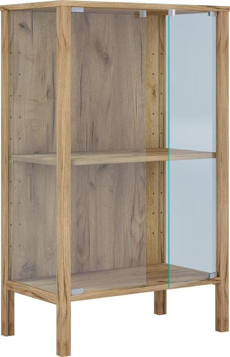 VCM Glasvitrine Jensol mit ESG Glas stehend