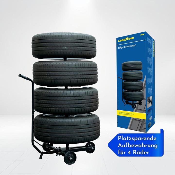 Actual product image Goodyear Rim tree trolley