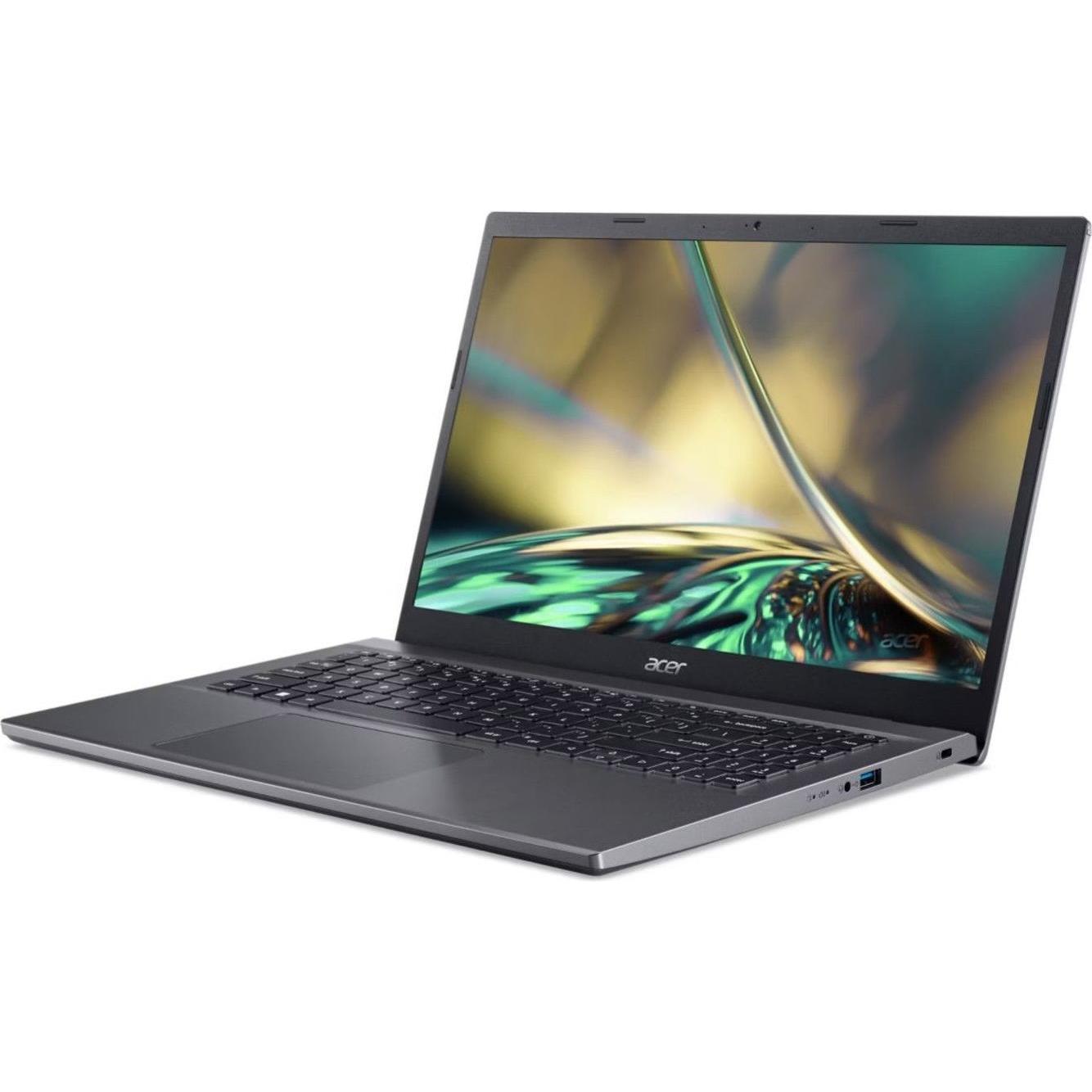Acer Aspire 15 (15.60", AMD Ryzen 5 8640HS, 16 GB, 512 GB, DE), Notebook, Grau