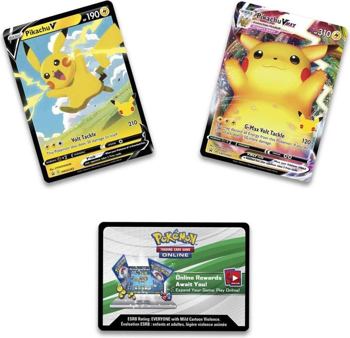 Actual product image Pokémon Celebrations Pikachu Vmax Premium Figure Collection (English, Box Set & Collection)
