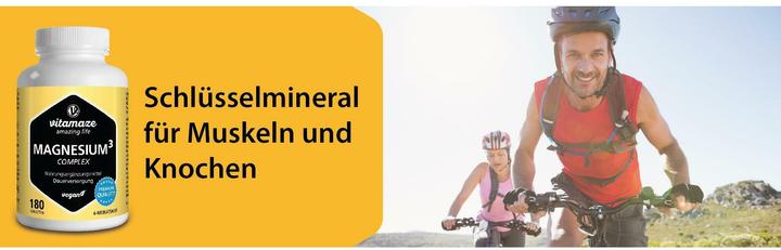 Produktbild Vitamaze Magnesium³ 3-in-1 Komplex (180 Stk., Tabletten)