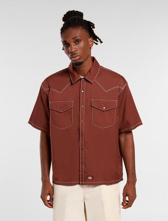 Produktbild Dickies River Ranch Work Shirt Ss Cappuccino (XL)