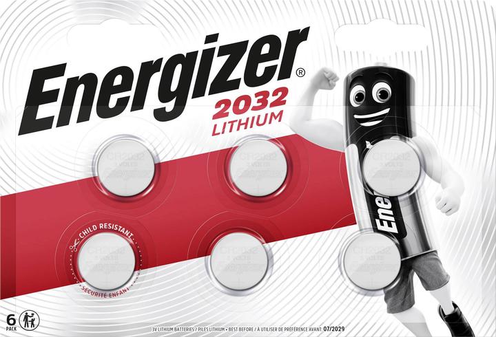 Image du produit Energizer CR2032 (6 pcs, CR2032, 235 mAh)