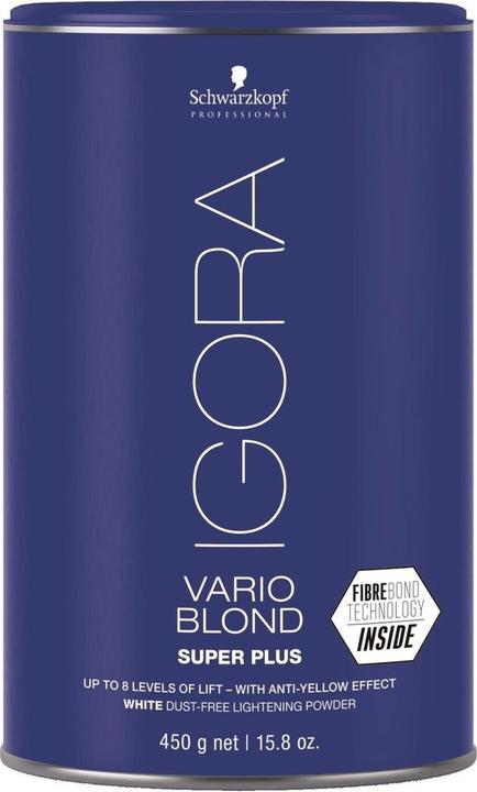 Actual product image Schwarzkopf Igora Vario Up To 8 Blond Super Plus 450G Box (Blond)