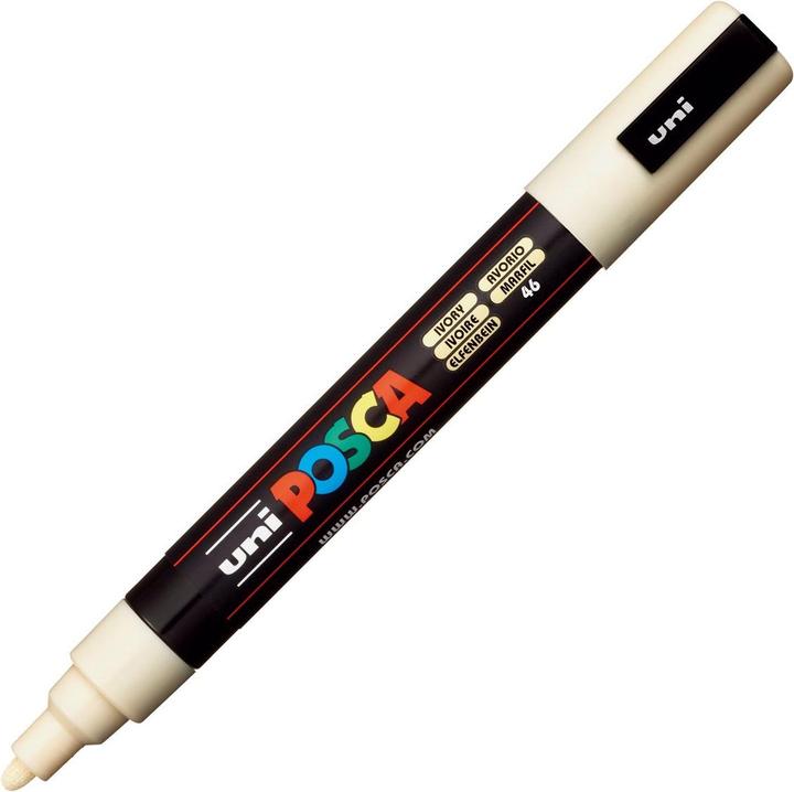 Produktbild Posca Marker PC-5M Rundspitze (Elfenbein, 2.50 mm, 1 x)