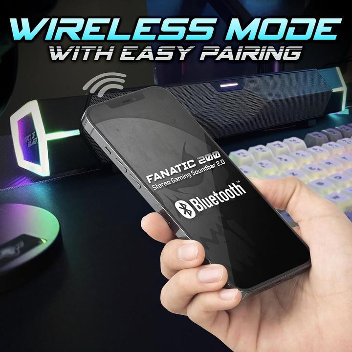 Actual product image Spirit Of Gamer Enceinte barre de son Fanatic 200 RGB (Noir)