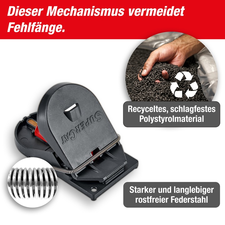 Produktbild Super Cat Mausefalle PRO SuperCat 1er