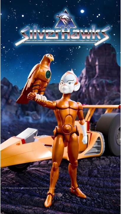 Actual product image Super7 SilverHawks Ultimates vehicle Wave 5 Space Racer 18 cm
