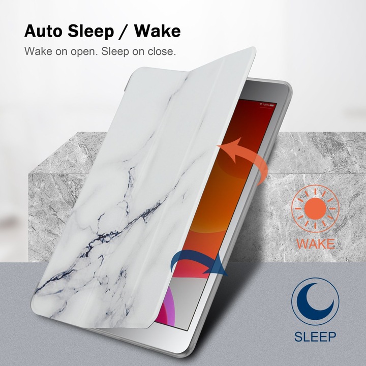 Actual product image Cadorabo Tablet Book Sleeve Colorful Marble (iPad Pro 10.5)