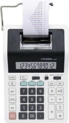 Actual product image Citizen CX 32N Printing Desktop Calculator (Batteries, Electrical connection)