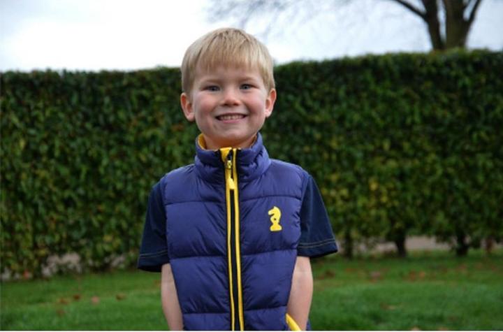 Actual product image Hy Equestrian Little Knight Lancelot Waistcoat Padded Boys (128)