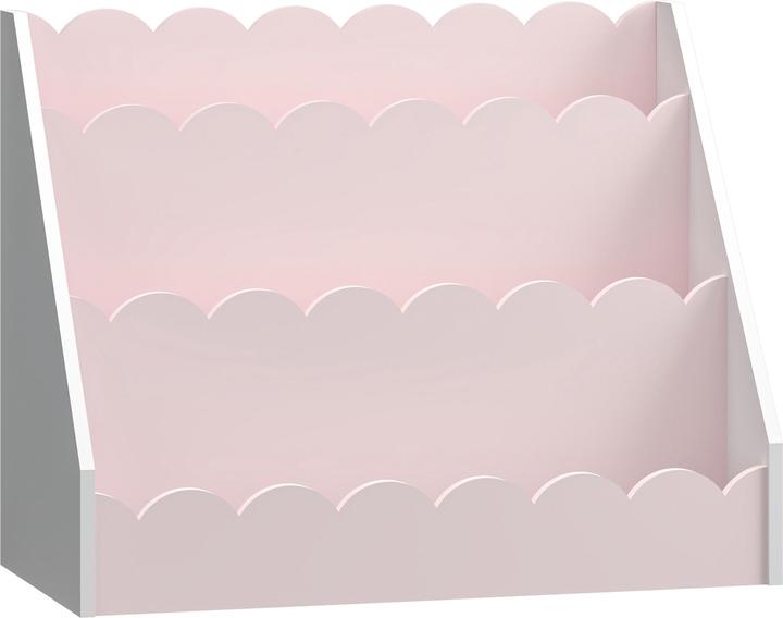 Produktbild En.Casa Kinderregal Vestnes 48x61x30 cm Cotton Candy/Weiss (61 x 29.50 x 48 cm)