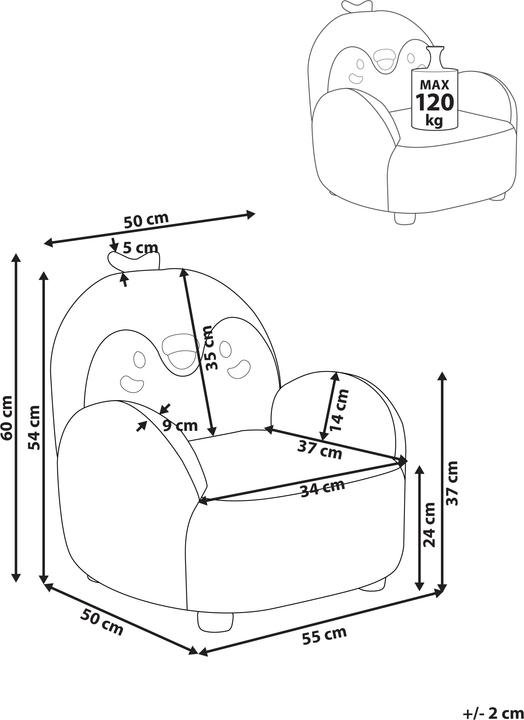 Produktbild Beliani Hervik (Kindersessel)