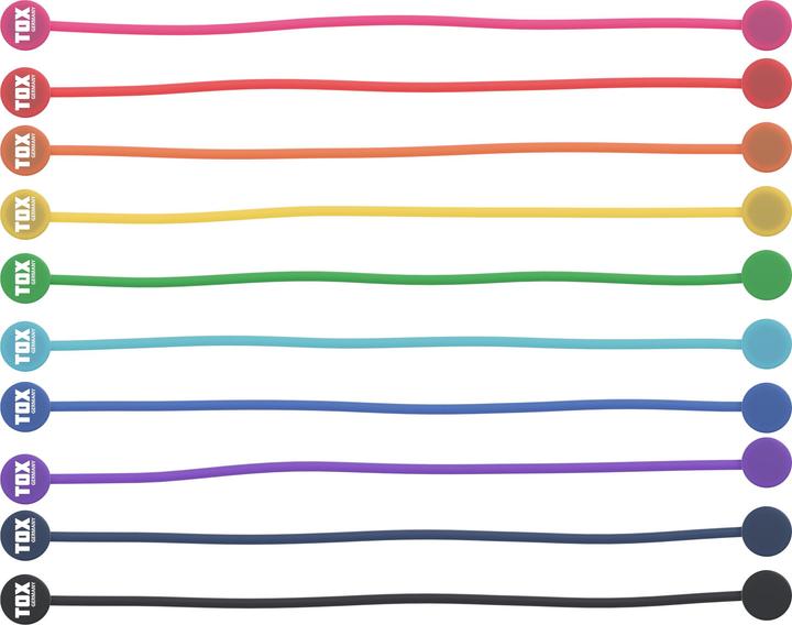 Immagine prodotto Tox Fascette magnetiche per cavi MAG Clip (10 pz.) (300 mm, 10 pz.)