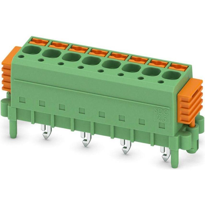 Phoenix Contact Push spring connector 5mm pitch 8 way, Cavo + Spina elettrica