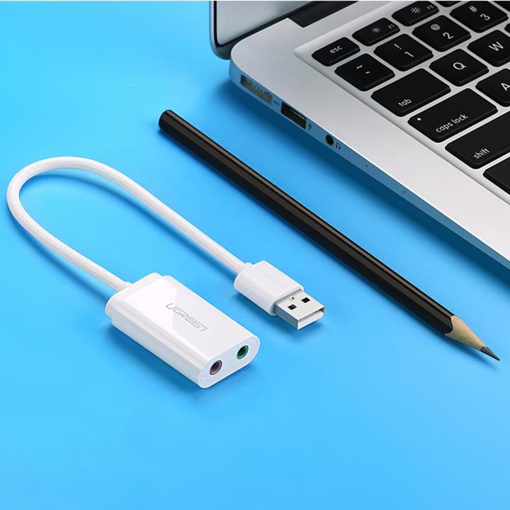 Immagine prodotto Ugreen Scheda audio USB esterna per cuffie, altoparlanti, auricolari (USB)