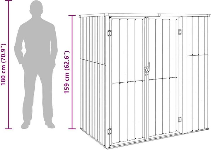 Produktbild vidaXL Geräteschuppen