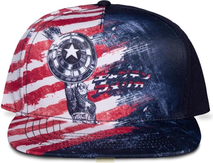 Difuzed Captain America - Captain Snapback Cap (One Size)