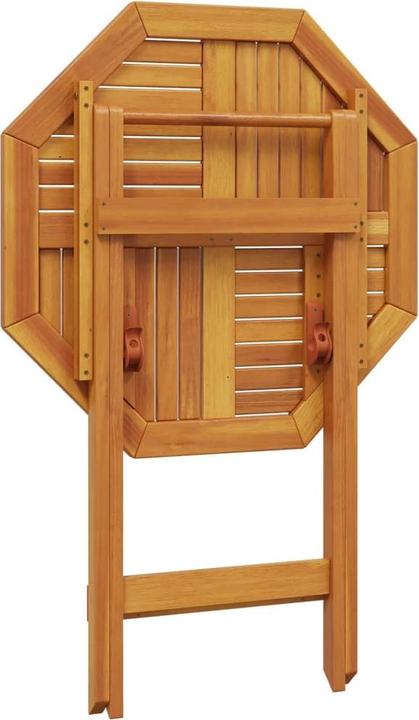 Actual product image vidaXL Gartentisch Klappbar Ø70 x 75 cm Akazie (70 cm)