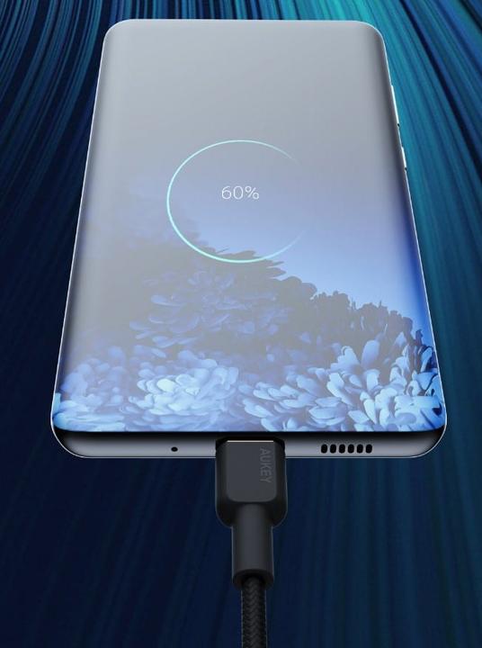 Produktbild Aukey USB-C - USB-C cable, PD 60W, 1 m (1 m, USB 3.2 Gen 1, 60 W)