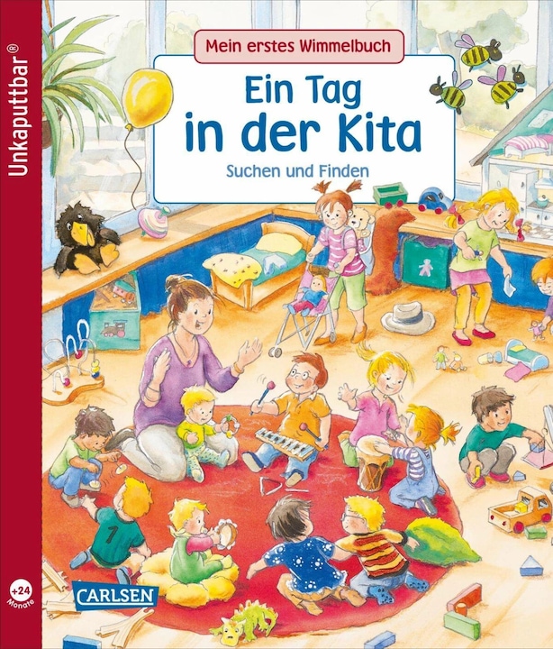 Immagine prodotto Unkaputtbar: Mein erstes Wimmelbuch: Ein Tag in der Kita (Tedesco, Sibyl Schumann, 2022)