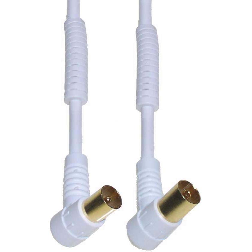 E+P HFW 202 G cavo coassiale 2,5 m bianco (95 dB, Cavi antenna), Cavo antenna