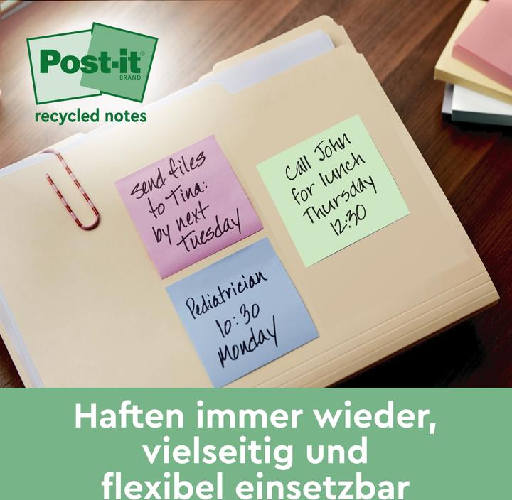 Actual product image Post-it Super Sticky Sticky Notes Recycling (47.60 x 47.60 mm)