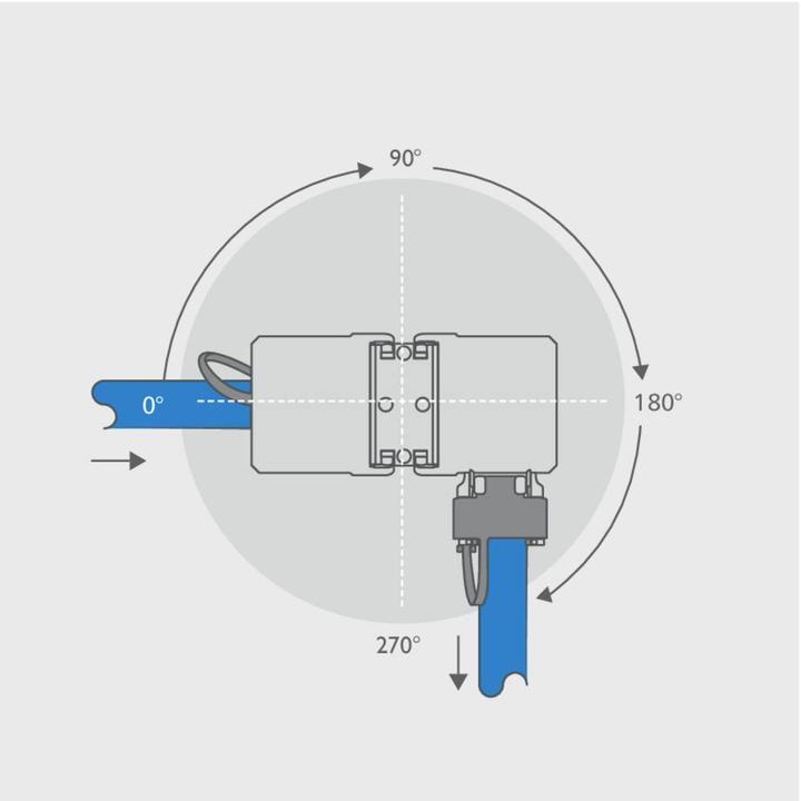 Produktbild Metz Connect Cable connector class EA 270° (Netzwerk Kupplung)
