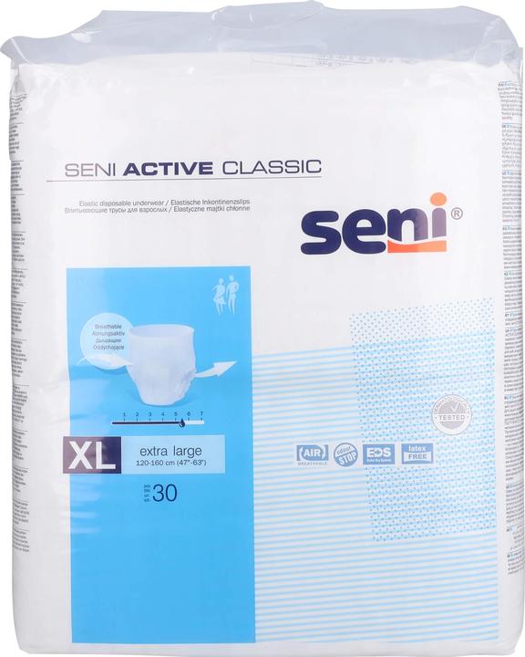 Actual product image Seni Active Classic disposable pants breathable waist 120-160cm 5.5 drops (30 x, Large plus)