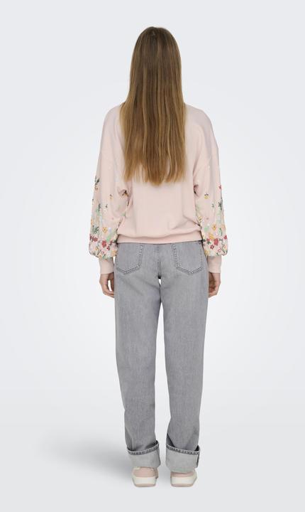 Image du produit Only Coupe normale Col rond Manches côtelées Épaule basse Sweat-shirt (XS)