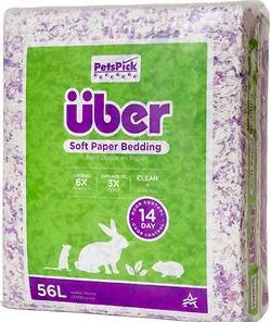 Produktbild Über 56l Soft Paper Bedding for Small Animals White purple with lavender - (45053) (2.42 kg)