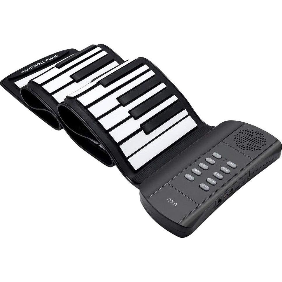 JTI Tragbares Klavier - zusammenklappbar - 3W (61 Tasten), Keyboard, Mehrfarbig