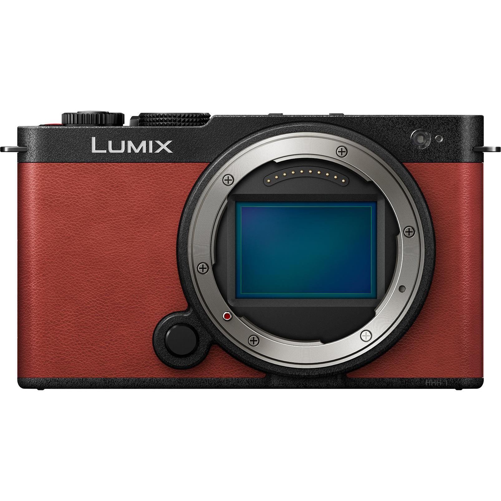 Panasonic Lumix S9 (25.30 Mpx, Vollformat), Kamera, Schwarz, Rot