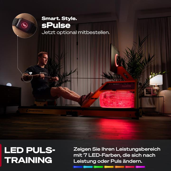 Produktbild Sportstech Rudergerät AquaElite OAK