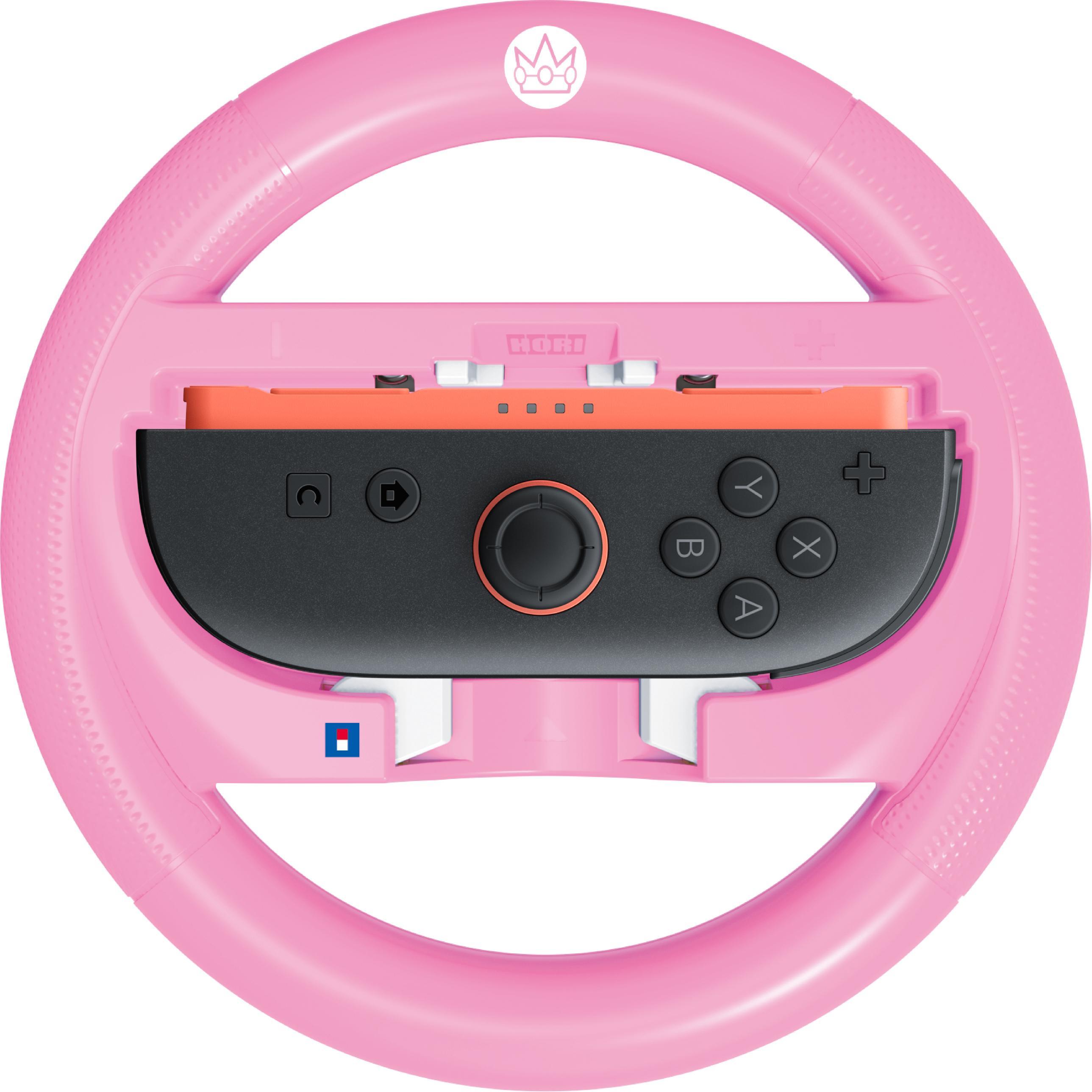 HORI Mario Kart Wheel Attachment - Peach (Switch, Switch 2, Switch OLED) (ACCE1345)