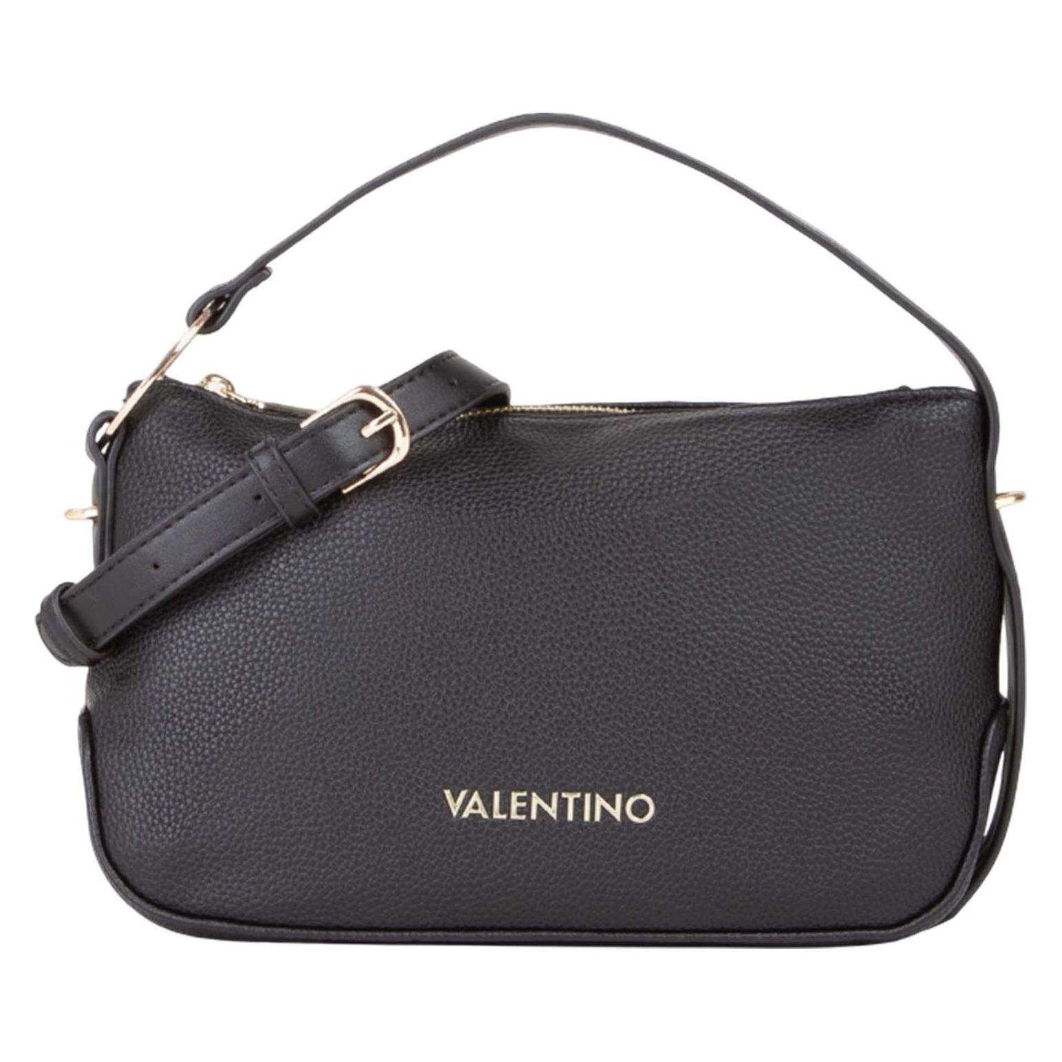Valentino, Damen, Handtasche, Peonies Re Shoulder Bag, Schwarz
