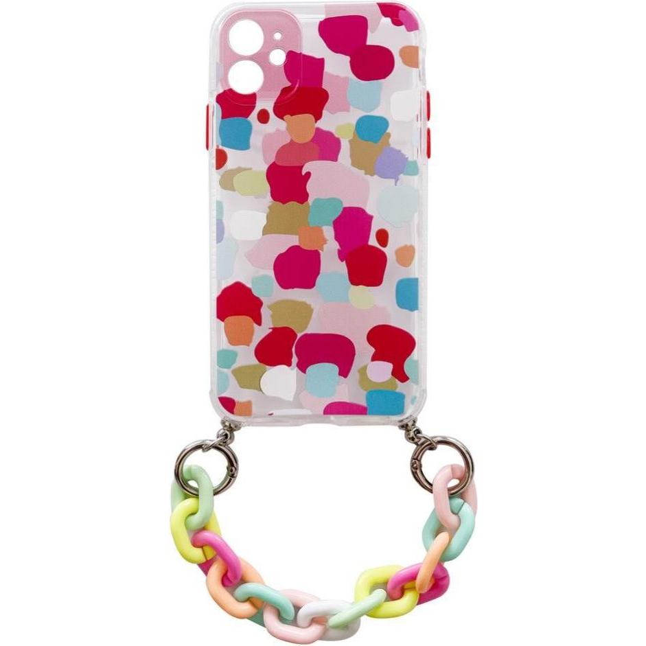 Thumbnail - Hurtel Color Chain Case gel flexible elastic case cover with a chain pendant for iPhone 8 Plus / iPhone 7 P (Apple iPhon...