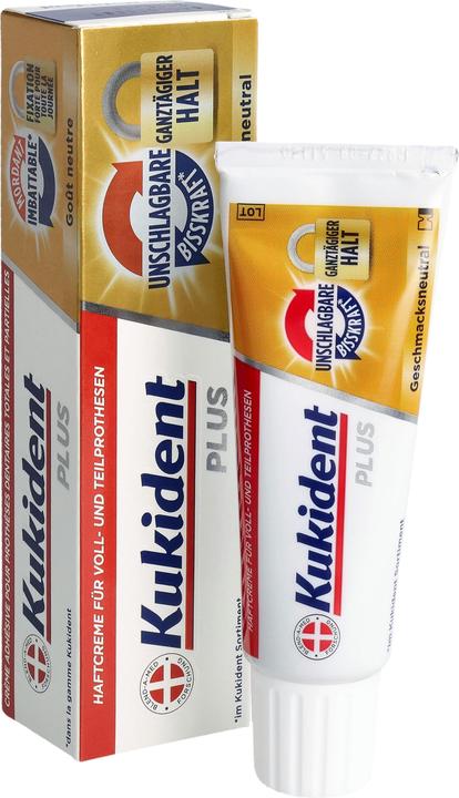 Productafbeelding Kukident Plus Haftcreme Unschlagbare Bisskraft 40G Haftcreme (40 ml)